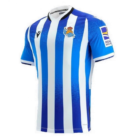 Camisola Real Sociedad Equipamento Primeiro 2021-2022 Manga Curta
